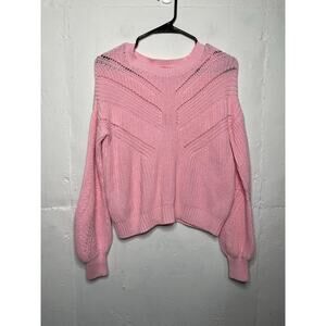 Lilly Pulitzer 100% Cotton Bristow Sweater in Conch Shell Pink Size XS